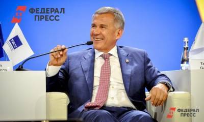 Президент Татарстана поздравил жителей с Днем республики