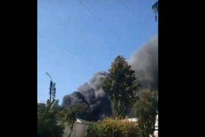 В МЧС прокомментировали крупный пожар на складе в Касимове