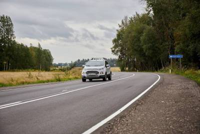 В Волосовском районе открылась обновленная трасса на 15 километров