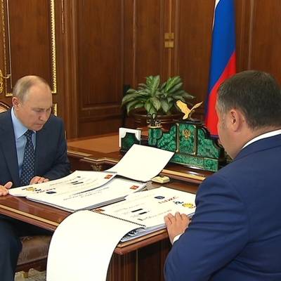 Губернатор Тверской области рассказал Путину о ситуации в регионе