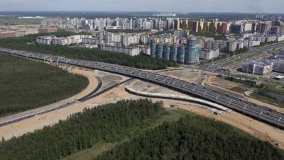 Движение по новой развязке ЗСД с Шуваловским проспектом откроют в сентябре