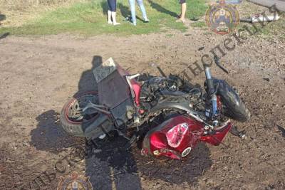 В ДТП под Тулой погиб водитель мотоцикла