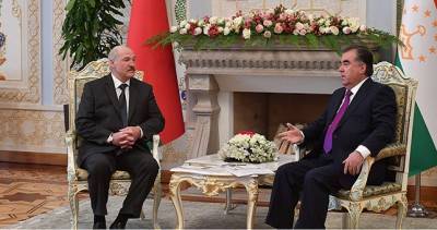 Президент Таджикистана поздравил Александра Лукашенко с днем рождения