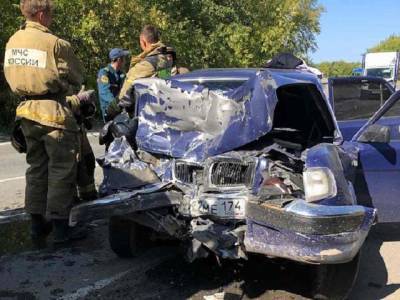 На южноуральской трассе произошла смертельная авария с участием пассажирского автобуса