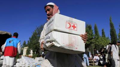 ВОЗ доставила первую после захвата талибами власти в Афганистане партию медпомощи