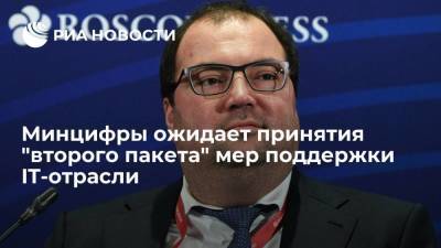 Шадаев: "второй пакет" мер для поддержки российской IT-отрасли ожидается в ближайшее время