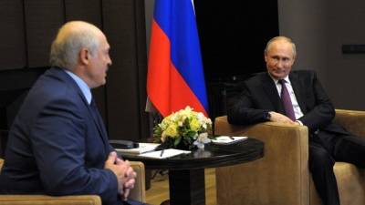 Путин обсудил дальнейшее сотрудничество с Лукашенко