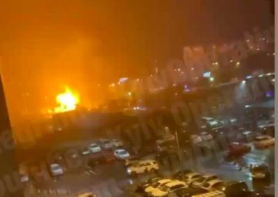 Удар молнии в Киеве вызвал пожар в кафе