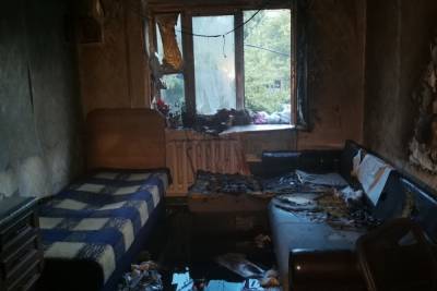 В Курске из-за пожара в общежитии эвакуировано 20 человек
