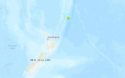 Возле Новой Зеландии произошло сильное землетрясение