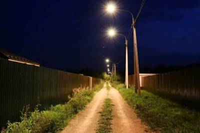 Более трехсот фонарей установили в городском округе Серпухов