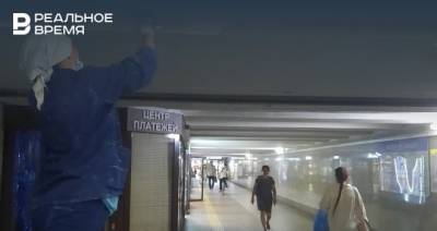 На станции метро проспект Победы в Казани завершили косметический ремонт