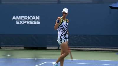 Ангелина Калинина — Майяр Шериф: видеообзор матча первого раунда US Open
