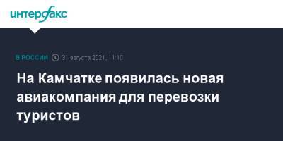 На Камчатке появилась новая авиакомпания для перевозки туристов