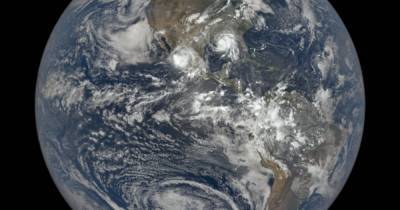 Уникальные снимки. Как выглядит ураган "Ида" с высоты в 1,5 млн километров