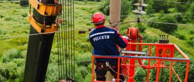 В Красногорске установили 30 новых опор линий электропередач