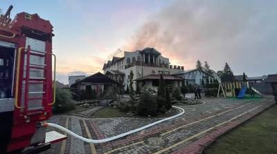 На Закарпатье горел отель