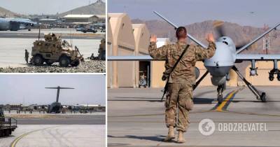 Военные США покинули Афганистан: вывели из строя самолеты и бронемашины в Кабуле