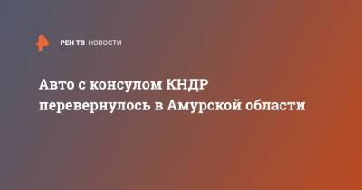 Авто с консулом КНДР перевернулось в Амурской области