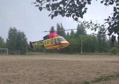 В Рязань на вертолете санавиации доставили трехлетнего мальчика