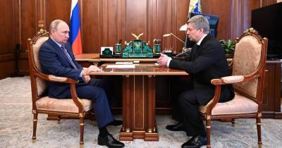 Путин встретился с врио губернатора Ульяновской области