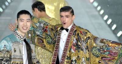 Видео дня: показ Dolce & Gabbana под открытым небом завершился сильнейшим градом