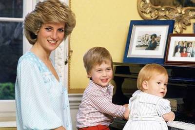 В роли мамы: самые трогательные фотографии принцессы Дианы с сыновьями Уильямом и Гарри