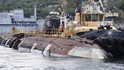 Минобороны РФ сообщило о прибытии плавдока «Свияга» и атомной подлодки К-3 в Беломорск