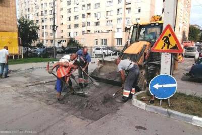 За неделю в Рязани заделали дорожные ямы на семи улицах