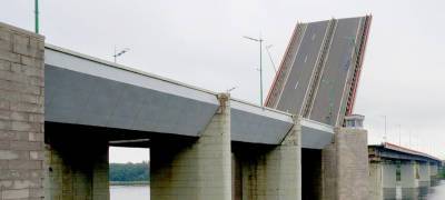 Движение на трассе «Кола» вновь перекроют из-за разводки моста