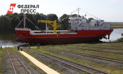 В Нижегородской области спустили на воду грузопассажирское судно для Камчатского края