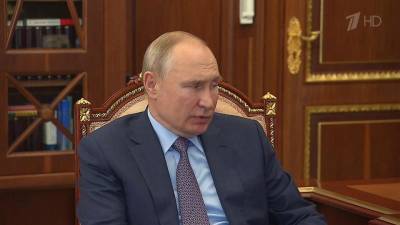 Президент встретился в Кремле с врио губернатора Ульяновской области и обсудил с ним положение дел в регионе
