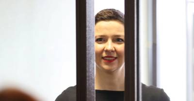 Обвинение запросило 12 лет тюрьмы для белорусской оппозиционерки Колесниковой