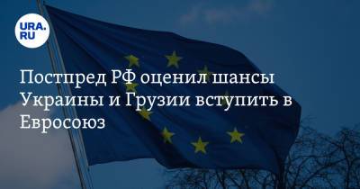 Постпред РФ оценил шансы Украины и Грузии вступить в Евросоюз. «Мы с вами не доживем»