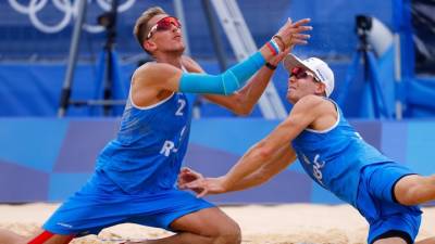 Пляжные волейболисты Лешуков и Семенов остались без полуфинала Игр