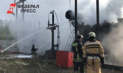 В Иркутске загорелась трансформаторная подстанция