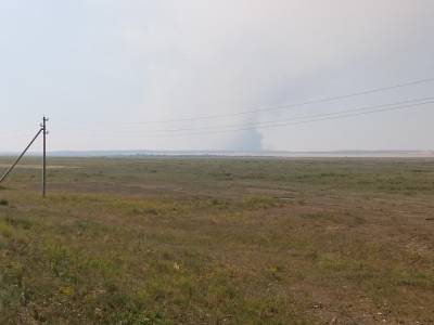 На юге Челябинской области вновь потушили крупный природный пожар