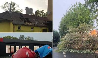 В Венгрии пронесся мощный ураган, порывы ветре достигали 120 км в час