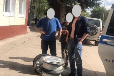 Рязанская полиция поймала группу воров колесных дисков
