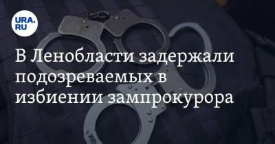 В Ленобласти задержали подозреваемых в избиении зампрокурора