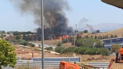 Залп по северу Израиля: ракета взорвалась у Кирьят-Шмоне