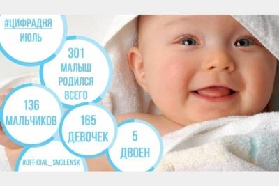 301 младенец появился на свет в Смоленске