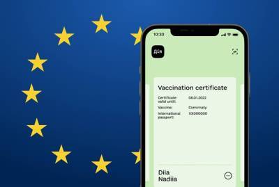 Евросоюз признал украинские COVID-паспорта на техническом уровне