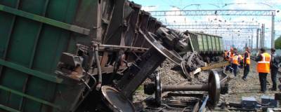 В Забайкальском крае столкнулись два грузовых поезда