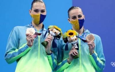 Историческая победа: украинские синхронистки завоевали бронзовые медали на Олимпиаде-2020