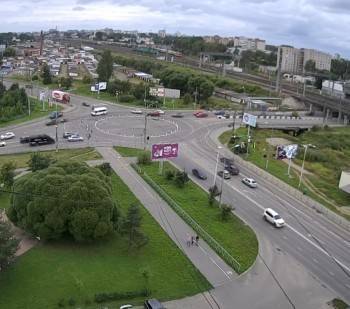 На улице Маршала Конева в Вологде расширят кольцо на 3 метра и сделают съезды в каждом направлении
