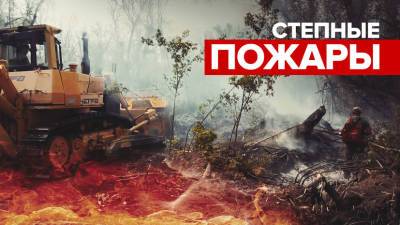Степи в огне: в Оренбургской области бушуют природные пожары