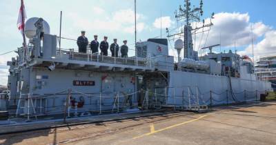 Флот Великобритании попрощался с кораблями, которые переходят на службу ВМС Украины