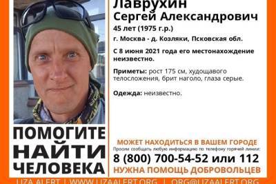 В Псковской области разыскивается пропавший Сергей Лаврухин