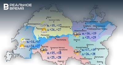 Сегодня в Татарстане ожидается град, сильный ветер и до +29 градусов